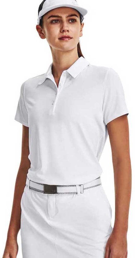 Under Armour Damen T-Shirt UA Playoff Poloshirt White-M (US MD)