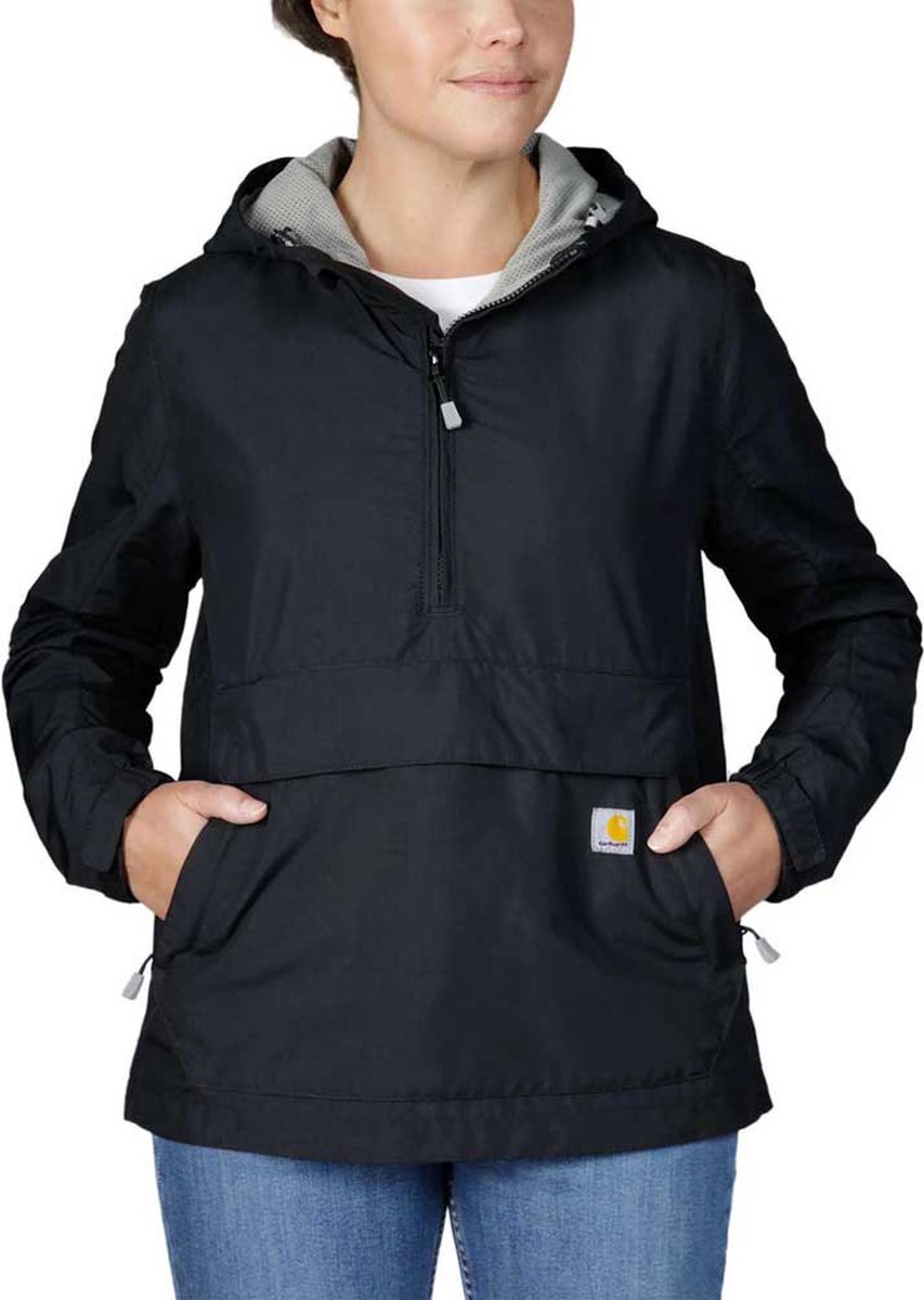 Carhartt Rain Defender Loose Fit Jas Zwart L Vrouw