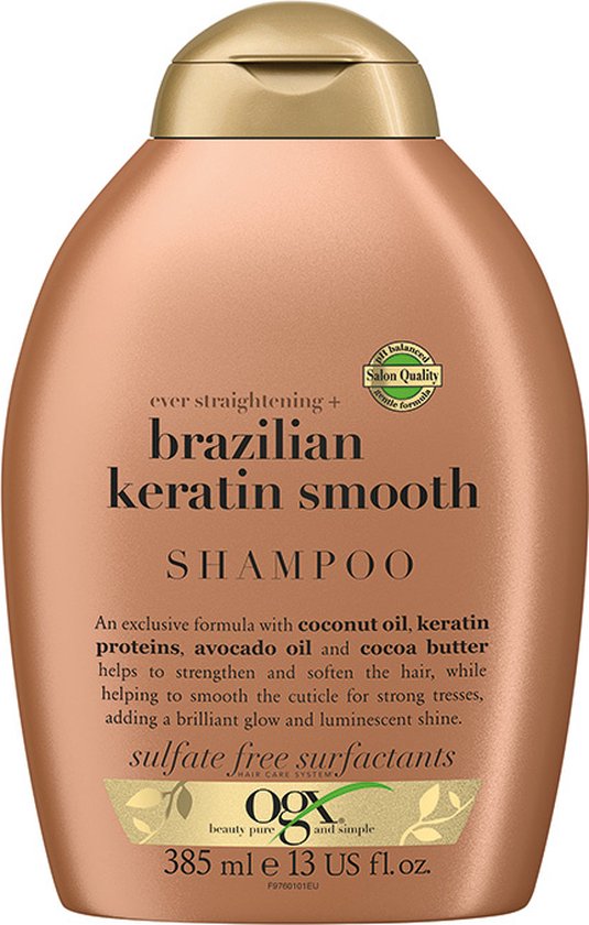 Brazilian keratin therapy shampoo