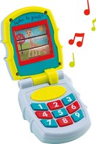 Sophie de giraf Muziek Telefoon - Speelgoedtelefoon - Babyspeelgoed - Vanaf 3 maanden - 8x6.5x5 cm - In wit/rood geschenkdoosje