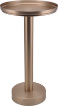 XLBoom Rondo Dienbladtafel Large - RVS - Rond - Zacht Koper - 45×45×80cm