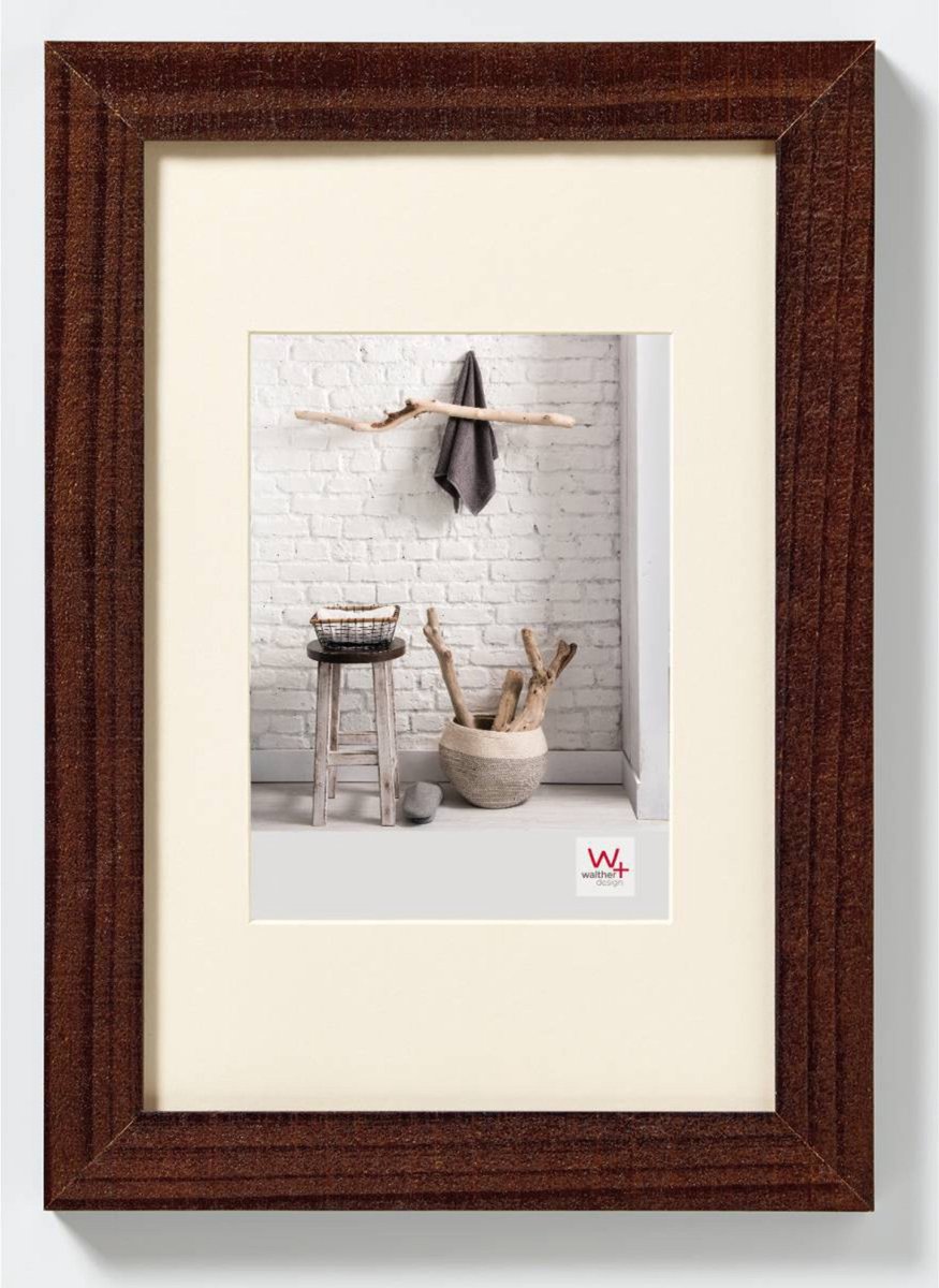 Walther Home - Houten lijst - Fotoformaat 15x20 cm - Walnoot
