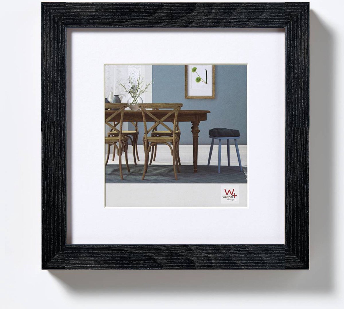 Walther Fiorito - MDF Houten lijst - Fotoformaat 40x40 cm - Donkergrijs