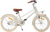 Vélo Enfant Urbain AMIGO - 18 pouces 27 cm - 6 à 8 ans - Avec frein à rétropédalage et V-Brake - Couleur sable