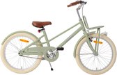 AMIGO Vélo Enfant Urbain - 20 pouces 31 cm - 6 à 8 ans - Avec frein à rétropédalage et V-Brake - Vert