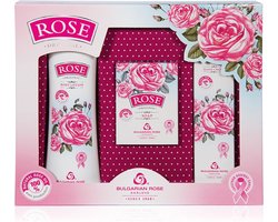 Rose Original Gift set | Cadeauset - bodylotion + handcrème + zeep | Rozen cosmetica met 100% natuurlijke Bulgaarse rozenolie en rozenwater