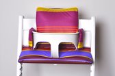 Stripes purple multicolor kussenset voor de stokke tripptrapp kinderstoel-stoelverkleiner-tripptrapp kussen-liefleukenhip