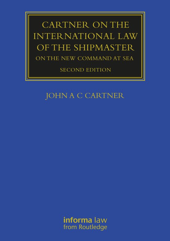 Maritime and Transport Law Library- Cartner on the Internati ... - cover