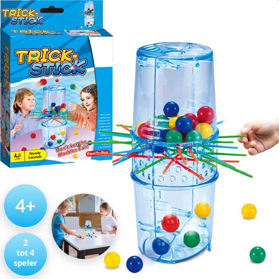 GAGATO Mikado Spel - Trick Stick Game - Spelletjes voor Kinderen en Volwassenen - Kerplunk Reisspel