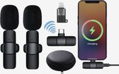 K9 Wireless Clip-on Auto Noise Cancelling Live Mini Microphone for 8-Pin Device 2 in 1