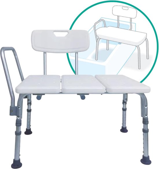 Douchestoel voor senioren, douchekruk / Douchestoel Douchekruk / Douchezitje Antislip bol