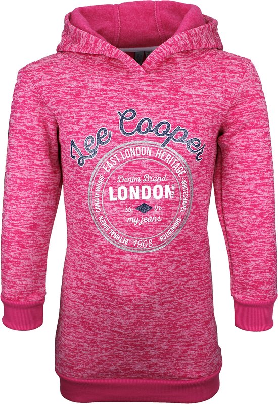 Lee Cooper Jurkje Sweaterdress LC roze Kids & Kind Meisjes Roze - Maat: 98/104