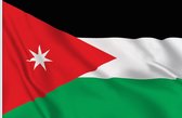 VlagDirect - Jordaanse vlag - Jordanië vlag - 90 x 150 cm