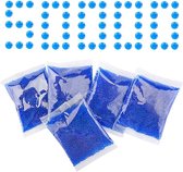 Waterparels Blauw - Gelballetjes - Waterbeads - Decoratie - 50000 stuks - 7/8mm
