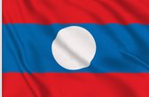 VlagDirect - Laotiaanse vlag - Laos vlag - 90 x 150 cm