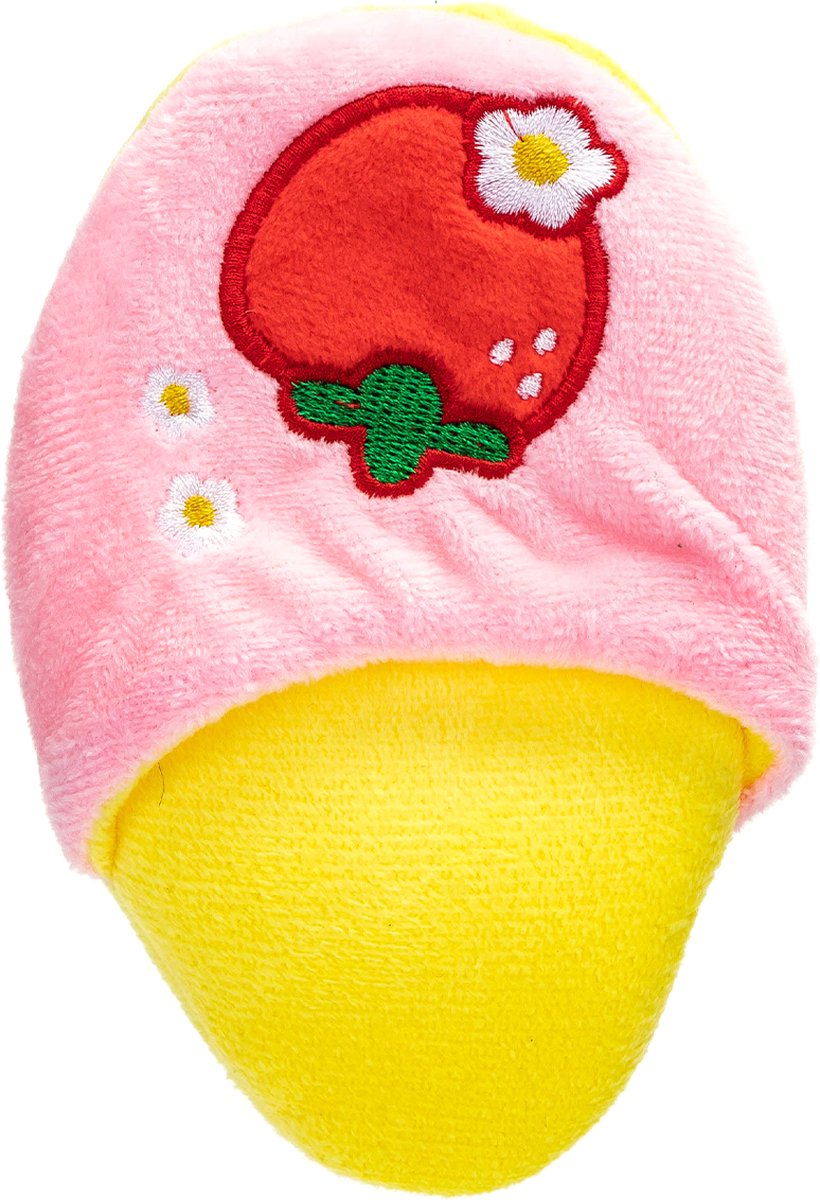 Nobleza Hondenspeelgoed Pantoffel met Piep - Pluche Hondenknuffel - Roze