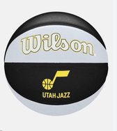 Wilson NBA Team Tribute Utah Jazz Ball WZ4011602XB, Unisexe, Zwart, Basketball, Taille : 7