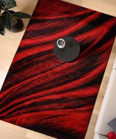 Modern vloerkleed - Vision rood/zwart 140x200 cm