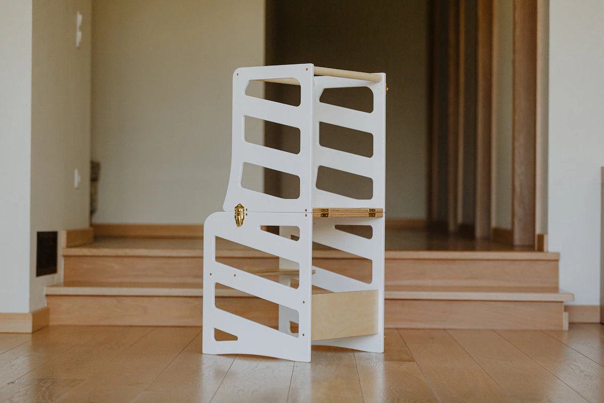 Image of 2 in 1 kinderkeuken toren/bureau zwart