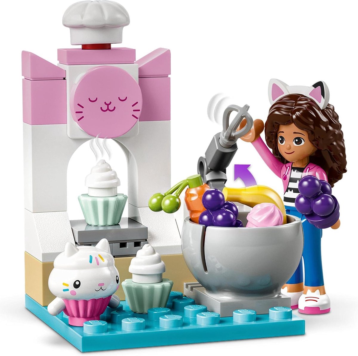 LEGO 10785 La maison de poupée de Gabby au four avec Cakey, Set de Cuisine  avec