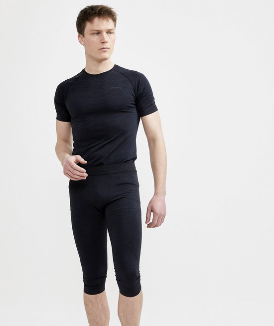 CRAFT CORE DRY ACTIVE COMFORT SS M Heren Thermoshirt - Zwart van Craft Core Dry — afbeelding 3