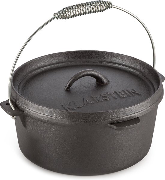 Foto: Hotrod 85 dutch oven bbq pot 9 qt 8 5 liter gietijzer zwart