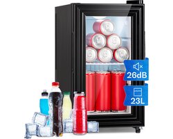 Brooklyn 23 Slim koelkast led kunststof-inzet glazen deur