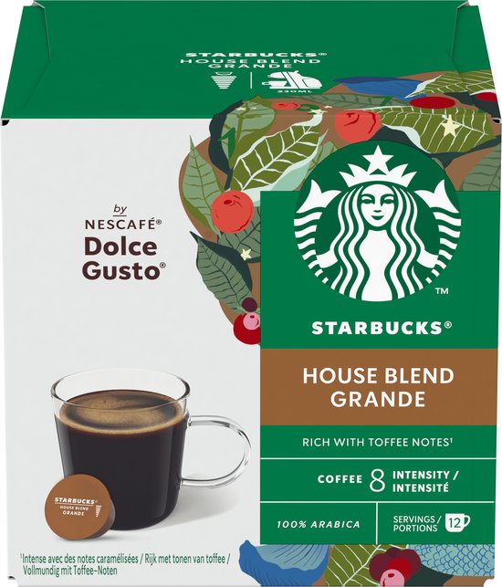 Starbucks by Dolce Gusto House Blend Medium Roast capsules - 36 koffiecups - Starbucks®