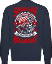 Sweater Sons Of Brabant | Kerstcadeau | Cadeau voor man | Vaderdag | Navy | maat M