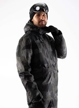 1080 ASH-T Mens Snowjacket | Zwart | M | Wintersport Snowboard Ski Kleding