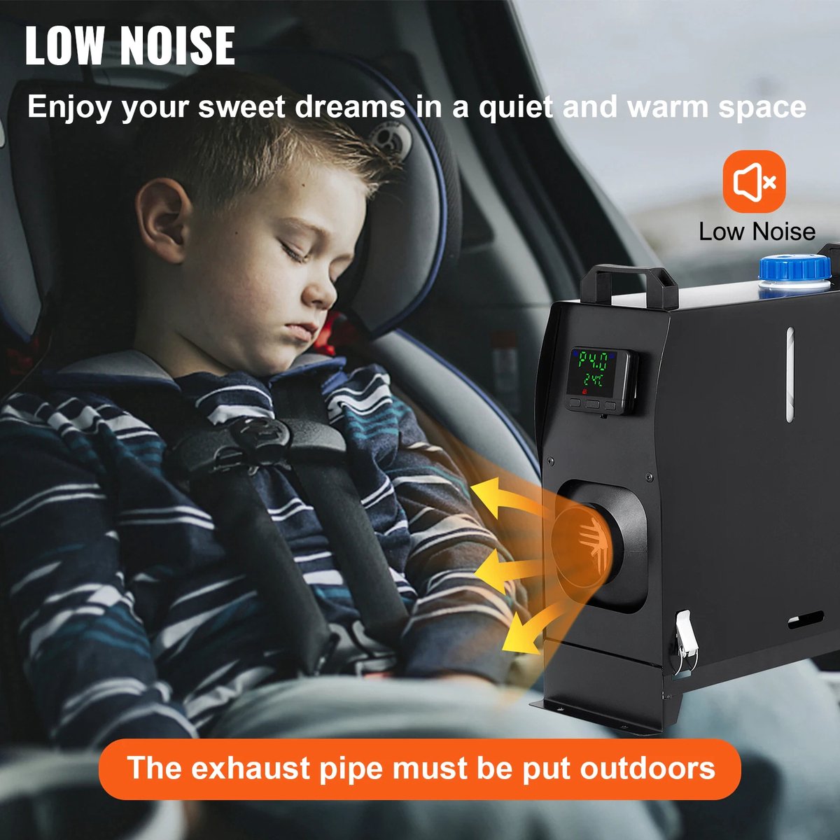 Diesel Luchtverwarmer met Lcd schakelaar 51 stks Diesel Standkachel voor het verwarmer