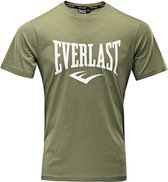 Everlast Russel - T-Shirt - Katoen - Khaki Groen - M