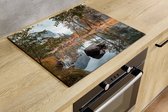 Protection induction - Paysage en automne - 80x52 cm - Protection induction - Plaque de cuisson induction - Tapis induction - Antidérapant - Décoration Cuisine - Accessoires de vêtements pour bébé de Cuisine