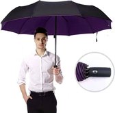 Livano Moderne Stormparaplu - Windproof Paraplu - Opvouwbaar Stormproef - Automatisch Uitklapbaar - Umbrella - Paars
