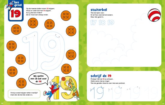 Bobo Getallenboek - Leren tellen - Cijfers leren - Voor 4 en 5 jaar