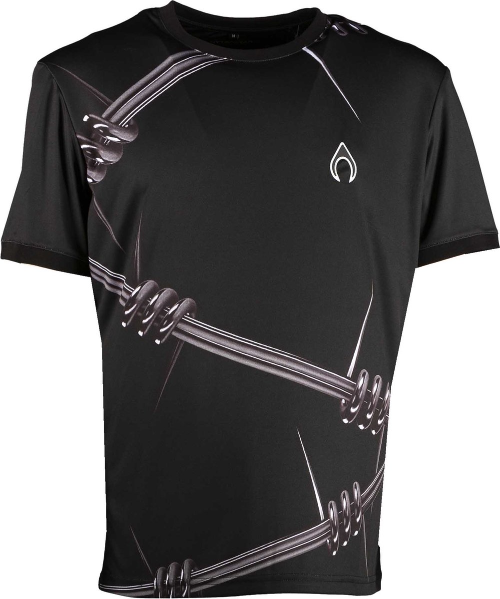 T-Shirt Nytrostar T-Shirt Met Prikkeldraadprint - Sportwear - Volwassen