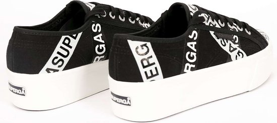 Sneakers Superga 2790 Lettrage Noir - Streetwear - Femme