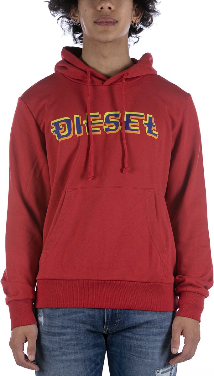 Sweatshirt Diesel S-Ginn Hood K27 Rood - Fashion Wear - Volwassen