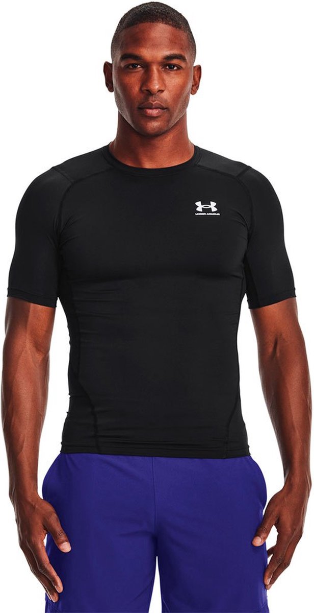 Under Armour Heren Seamless SS Shirt Blauw - John's Sport Shop