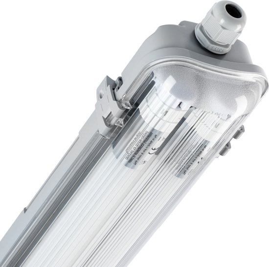 FastFix LED TL Armatuur dubbel 60 cm incl. 2 x LED TL lamp - voor alle ruimtes - 60cm