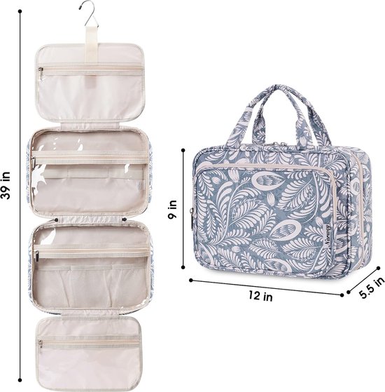 Signare Tapestry Make-uptas voor op reis, make-uptas, toilettas, voor