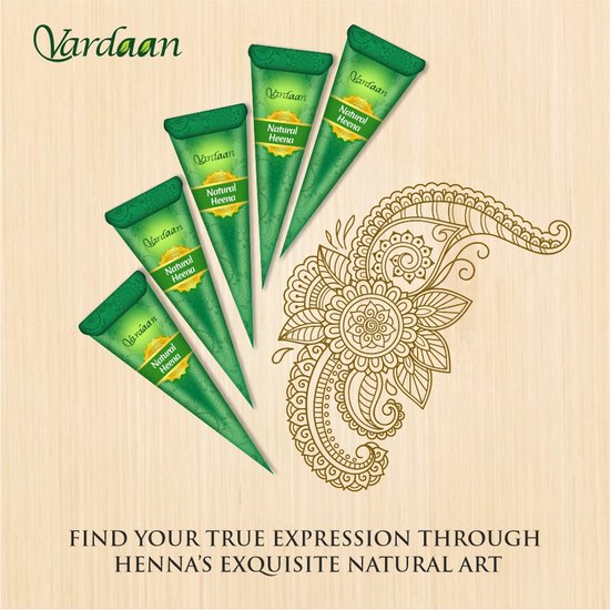 Vardaan - 1 Stuks Henna Tattoo - Tijdelijke Tattoo - Festival Tattoos ...