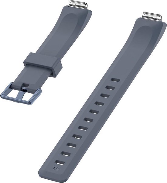 Bracelet adapté à Fitbit Inspire HR - Taille L - Bracelet - Bracelet de montre - Siliconen - Grijs