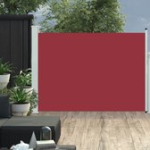 The Living Store Zij Scherm Rood - 100 x 0-500 cm - UV- en Waterbestendig