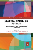 Routledge Frontiers of Political Economy- Discourse Analysis and Austerity