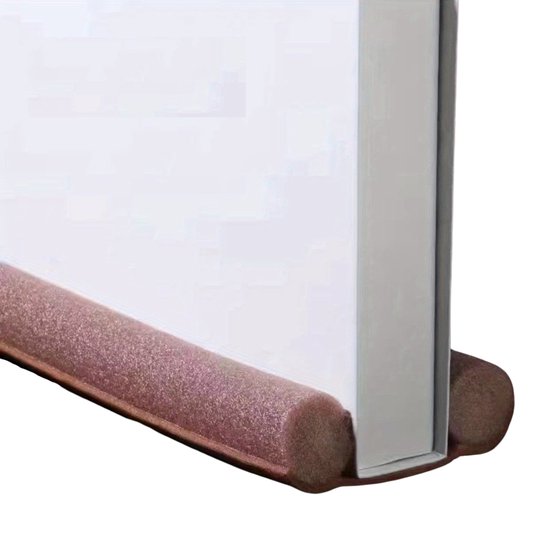 Livano Boudin de Porte - Chien de Tirage - Coussin de Tirage - Double Rouleau de Tirage - Coussin - Bouchon de Tirage - Coupe-vent - Bande de Tirage - Ruban de Tirage - Brosse de Porte - Pour Porte - Marron