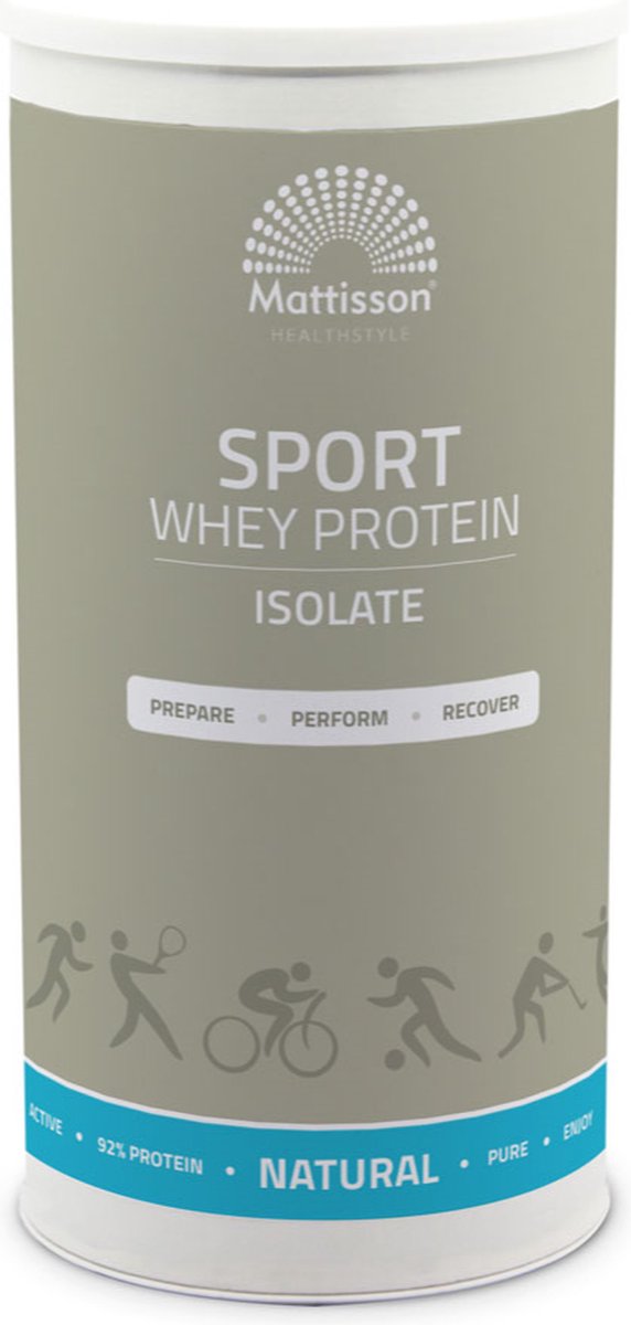 Goedkoopste Mattisson - Whey Protein Isolaat - Whey Isolate Eiwitpoeder - 93 Eiwit - 500 Gram