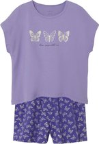 NAME IT NKFNIGHTSET CAP BUTTERFLY NOOS Meisjes Nacht setje - Maat 110/116