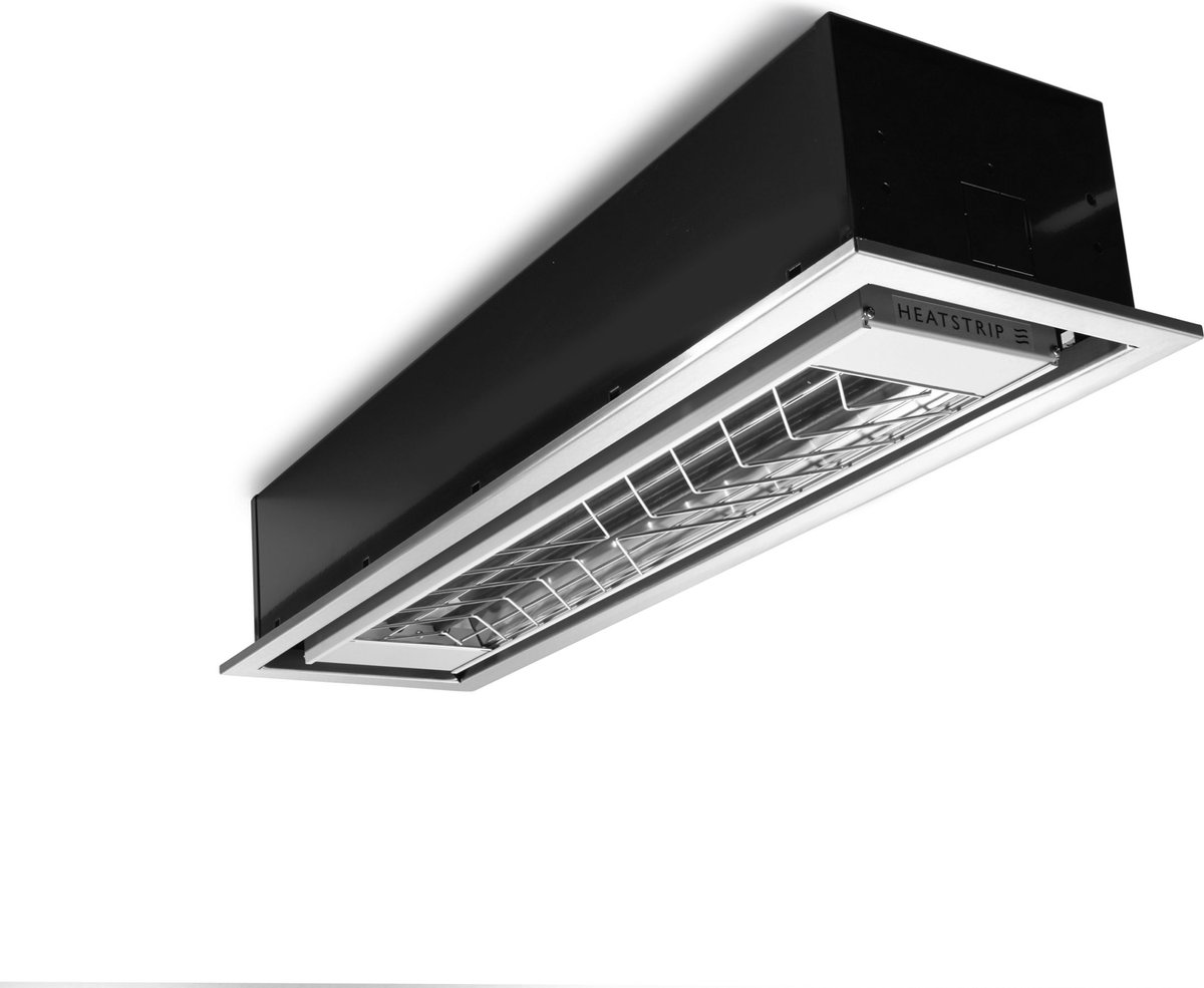 Heatstrip Inbouwframe Behuizing Flushmount RVS Voor 3600W model type Max zonder afstandsbediening