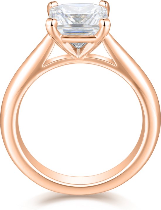 Iris - Ring Princess Solitaire Moissanite - 1,7 carat
